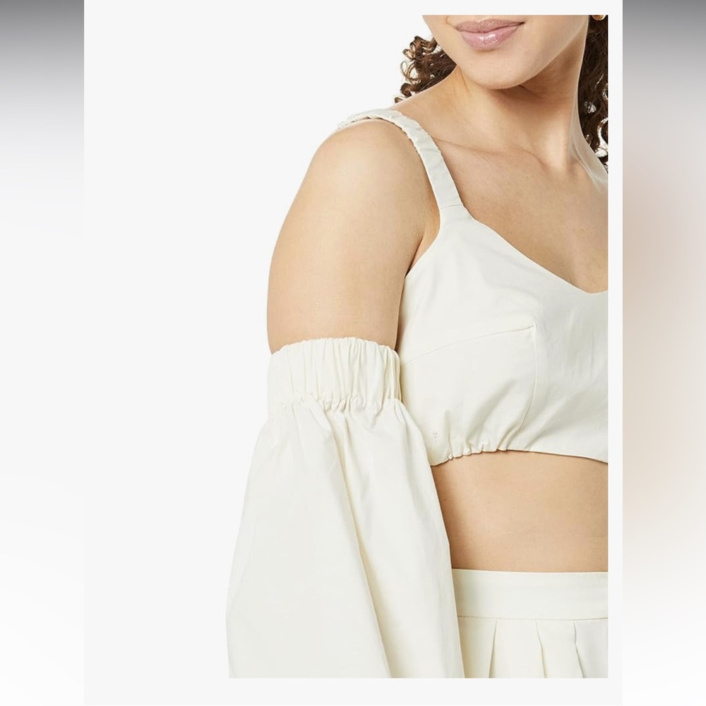 TEREA Women's Serenity Tie Back Crop Top